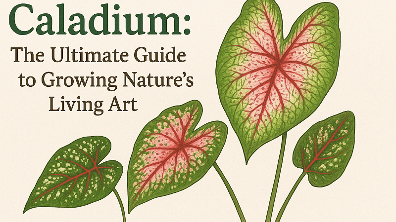 Caladium: The Ultimate Guide to Growing Nature's Living Art 1 Caladium Plant