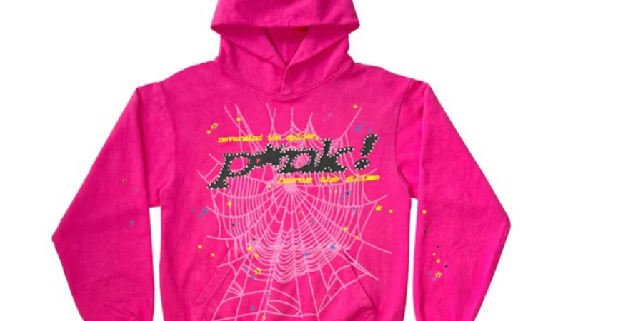 Sp5der Pink Hoodie Men Women