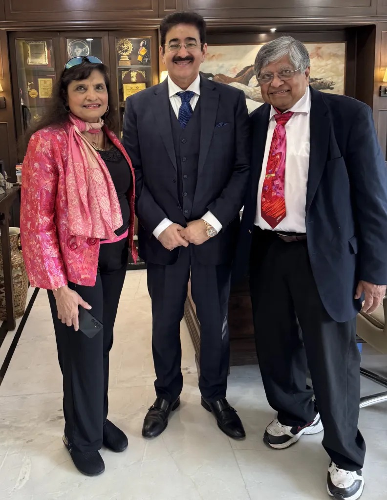 Renowned Singer Madhu Mathur and Dr. Prabhakar Shetty Visit Marwah Studios