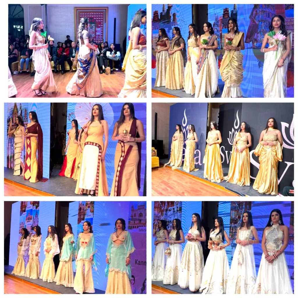 AAFT School of Fashion and Design Presents Spectacular New Year Collection on International Day of Cultural Relations at Bikaner House