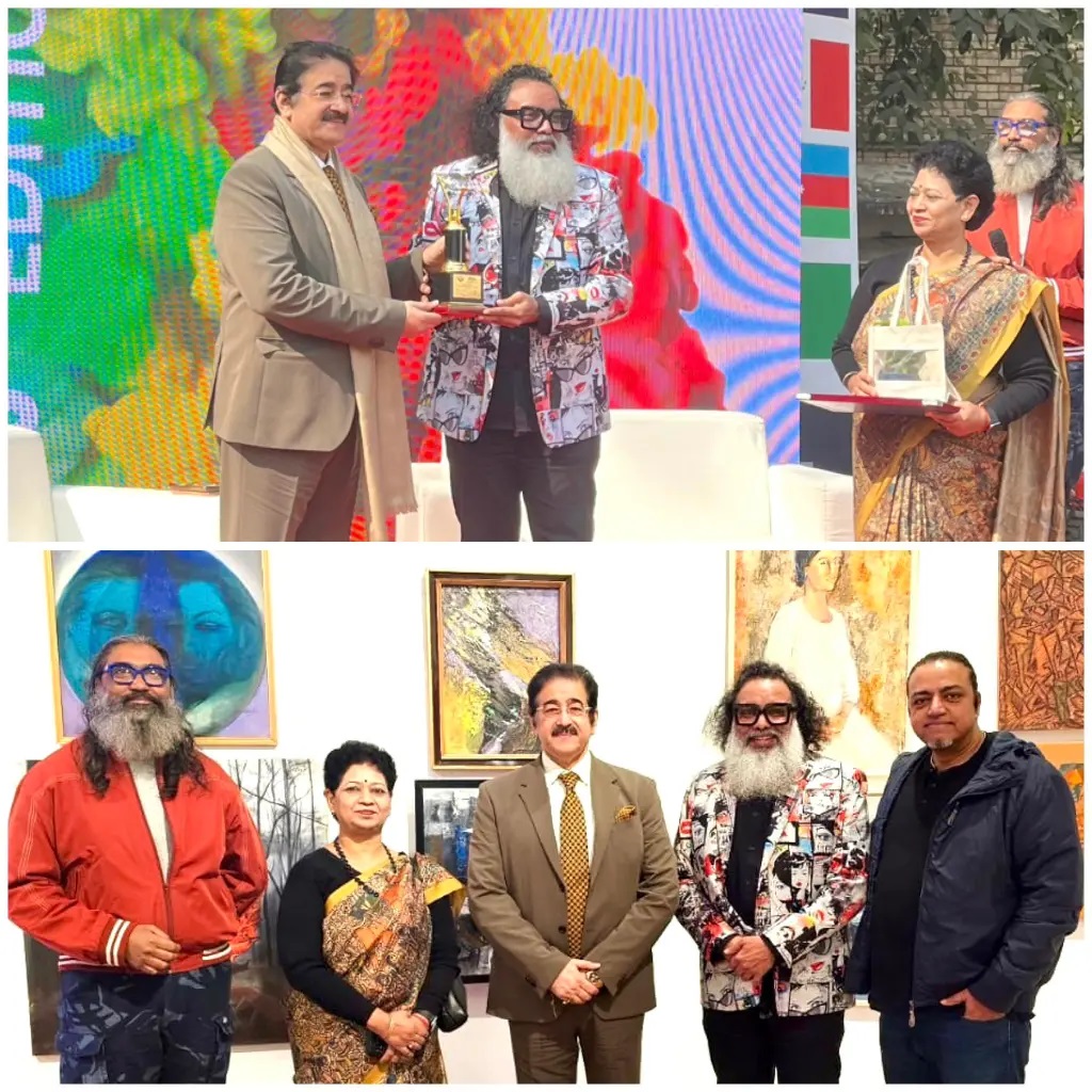 Dr. Sandeep Marwah Honoured at 20th International Art Carnival at Lalit Kala Academy