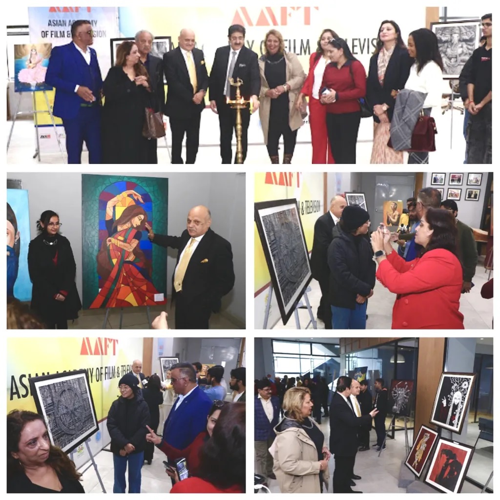 Exhibition of Paintings by AAFT School of Fine Arts Inaugurated with Global Dignitaries at Opening of 127th AAFT Batch