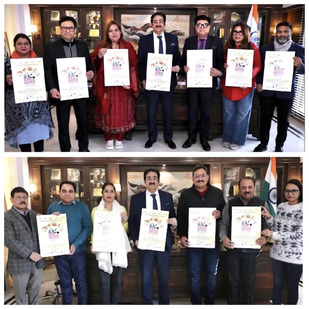 First Poster of 14th Global Festival of Journalism Noida 2026 Released at Marwah Studios