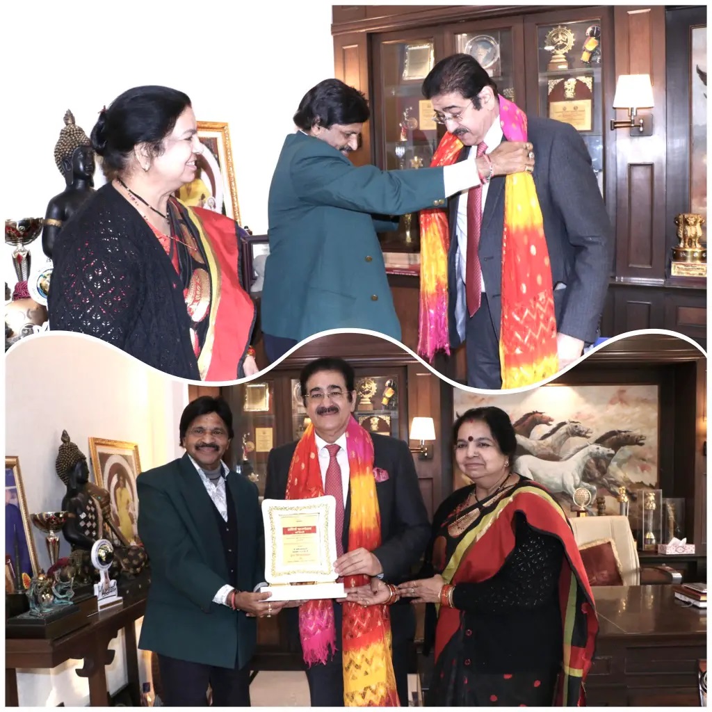 Sandeep Marwah Honoured for 34 Years of Cultural Leadership and 8500 Global Events