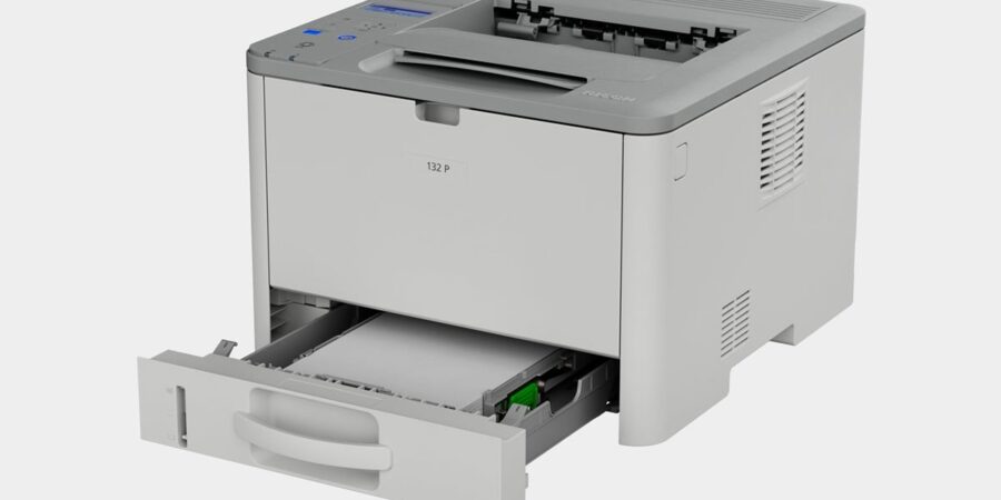 132 P Right angle Paper Tray open ecom