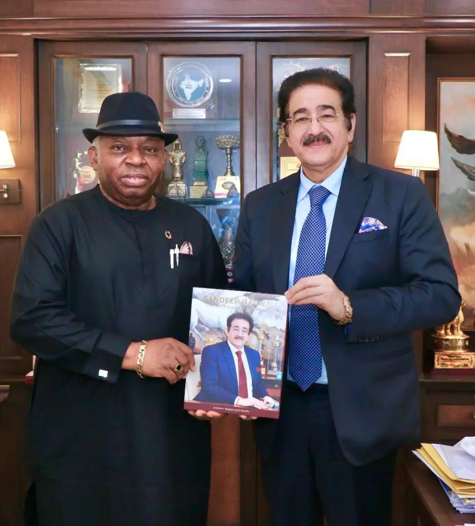 Dr. Sandeep Marwah Holds Strategic Meeting with Global South Leader Abdul Dewale Mohammed