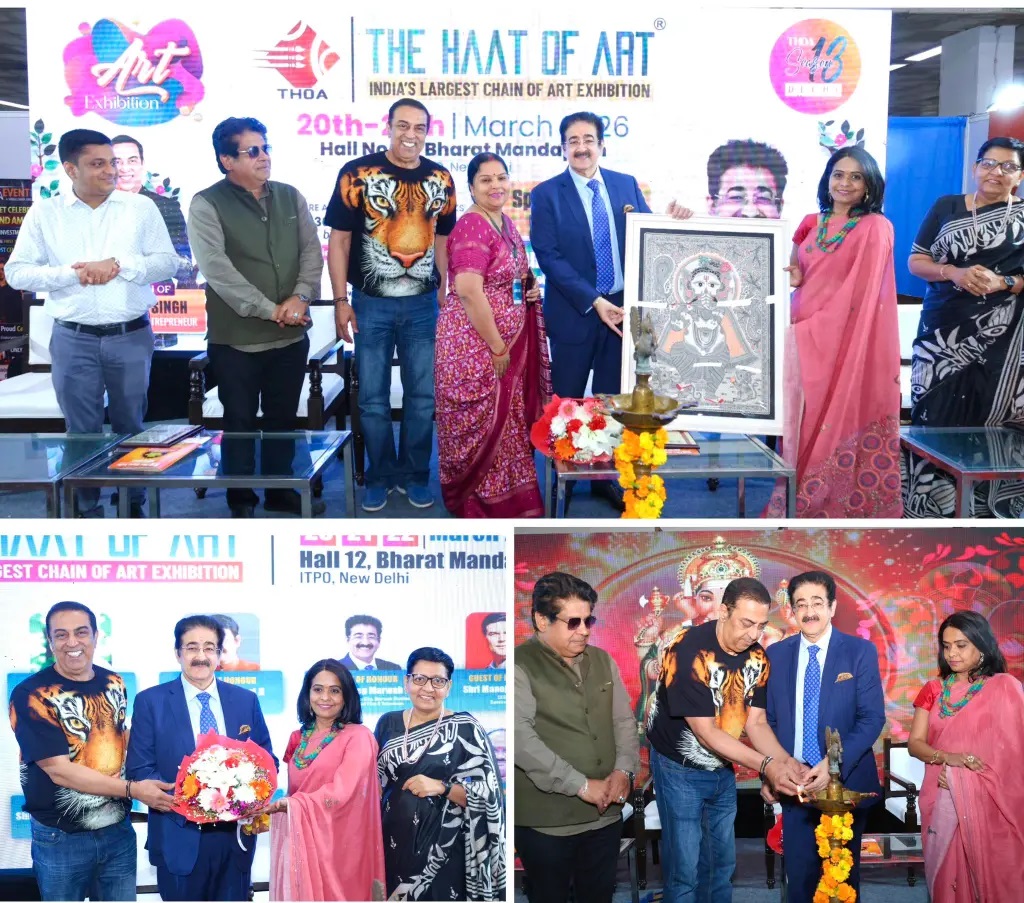 Dr. Sandeep Marwah Inaugurates Grand 3 Day Art Expo HAAT ART at Bharat Mandapam