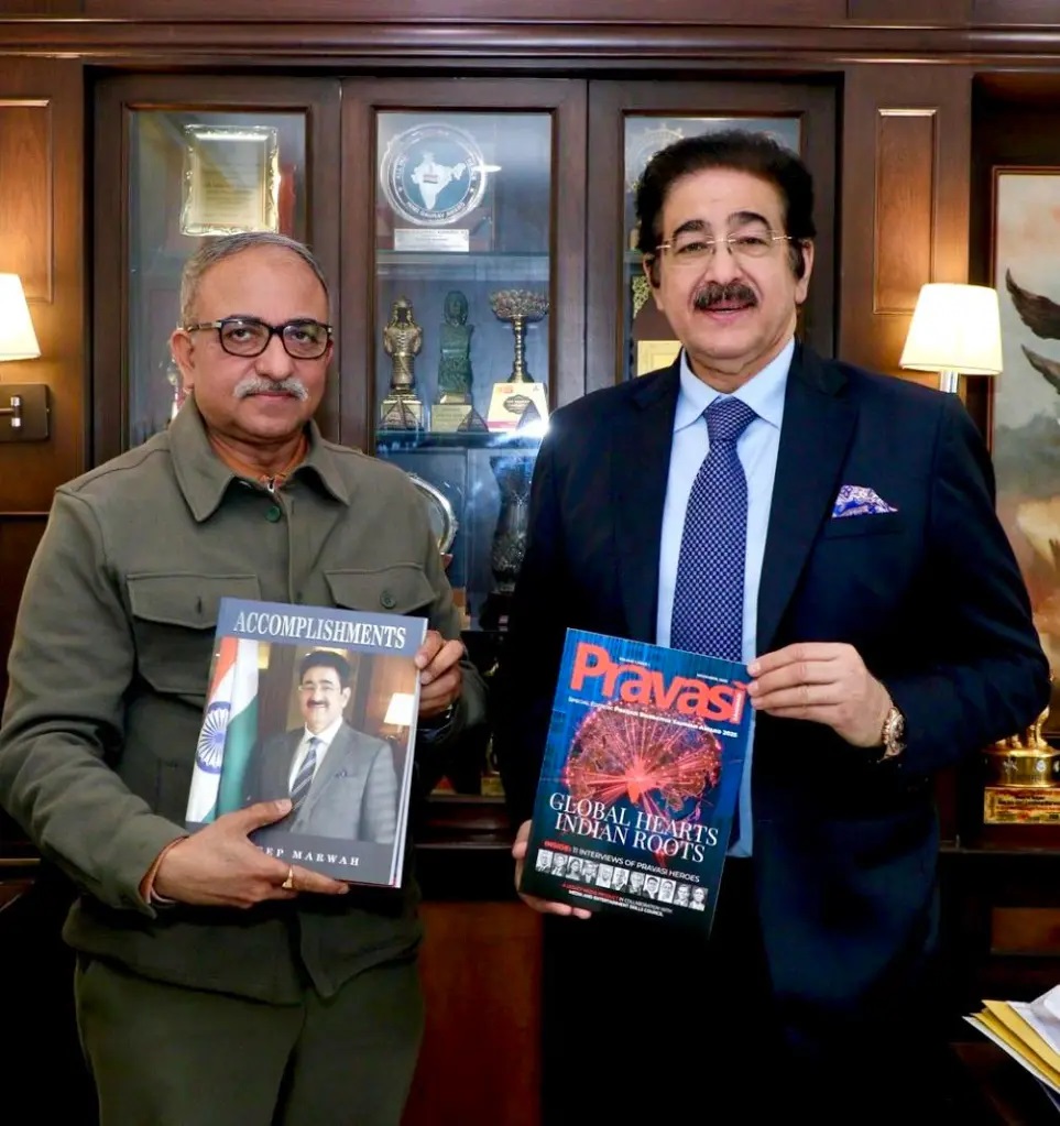 Veteran Journalist Kaushailendra Singh Visits Marwah Studios