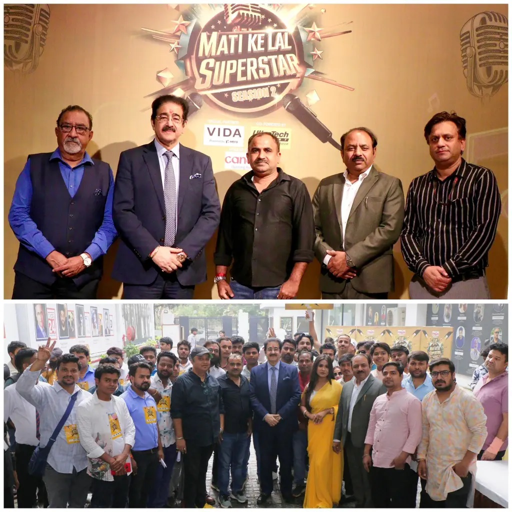 Grand Launch of Musical Television Series Mati Ke Lal Superstar at Marwah Studios