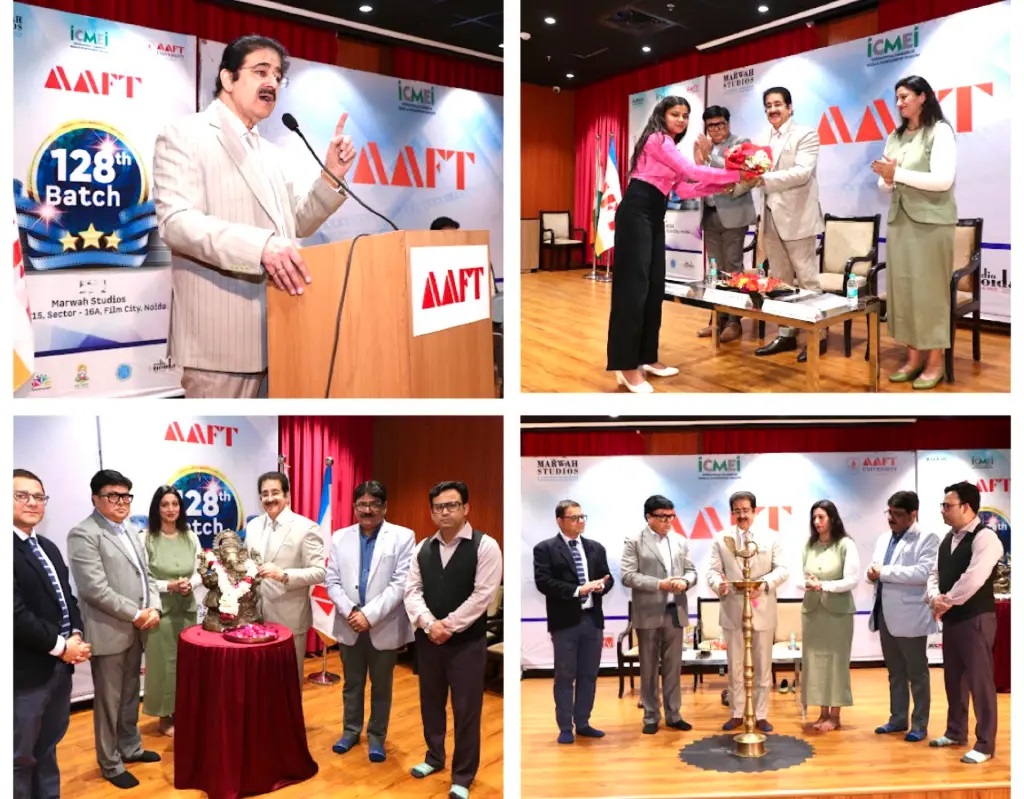 Historic Inauguration of 128th Batch of Short Term Courses at AAFT Marwah Studios