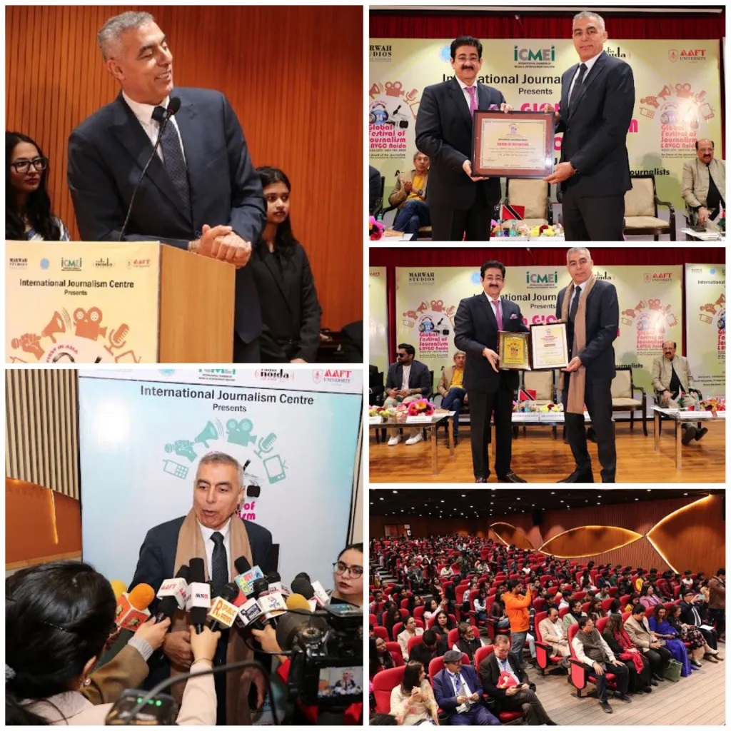 Palestinian Documentary The Palestine Honoured at 14th Global Festival of Journalism AVGC Noida 2026