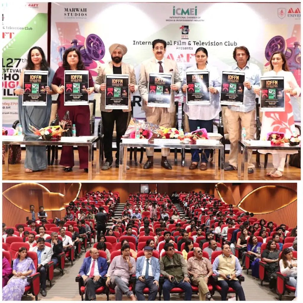 International Documentary Film Festival Noida 2026 Poster Launched at Marwah Studios
