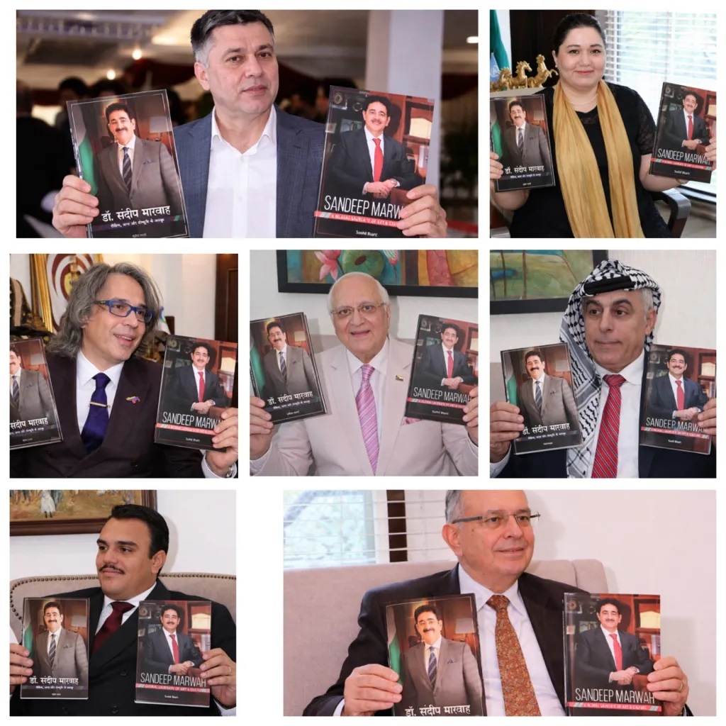 Grand International Launch of Two Books Dedicated to Sandeep Marwah