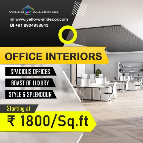 YELLO-W-ALLDECOR OFFICE INTERIORS