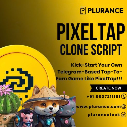 Contact Plurance To Launch Your Pixeltap Like T2E Game @ Low Cost