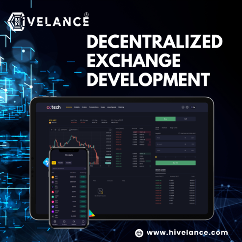 Decentralized Crypto Exchange Development – Hivelance