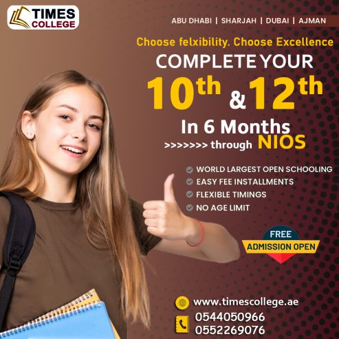 Get NIOS Admissions in Al Ain