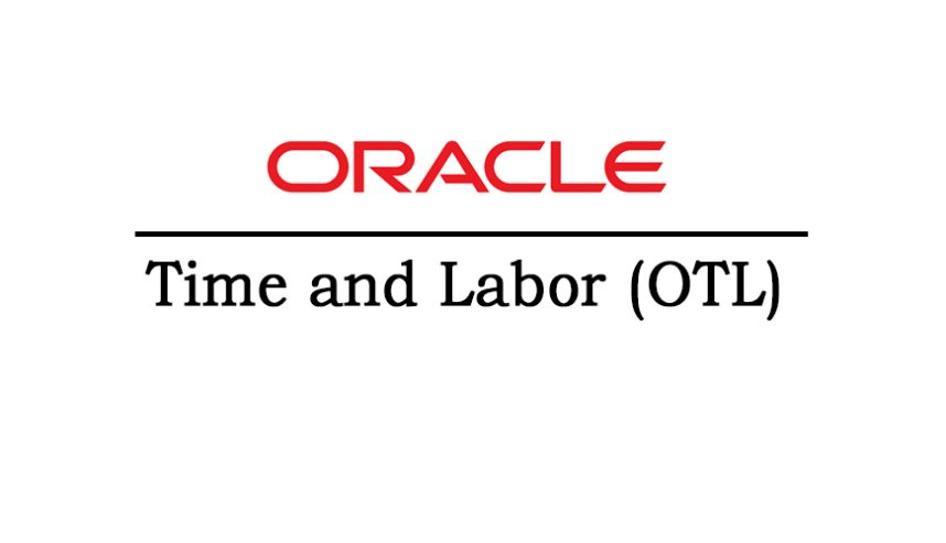 Oracle Time and Labor Online Training from India