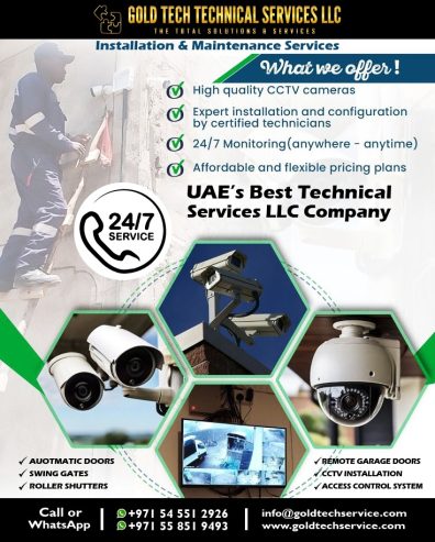 CCTV Solution in Dubai UAE