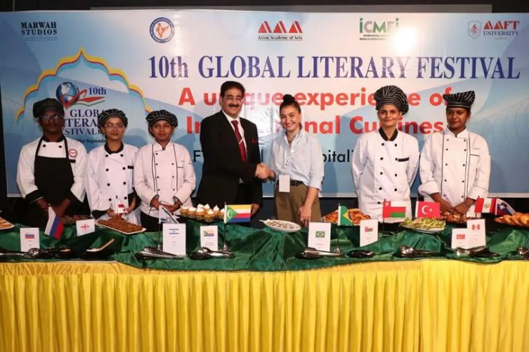 Georgian Cuisine Showcased at 10th Global Literary Festival Noida 2024