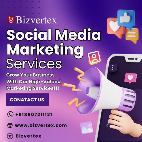 Contact Bizvertex To Avail a Value-Added Social Media Marketing Services