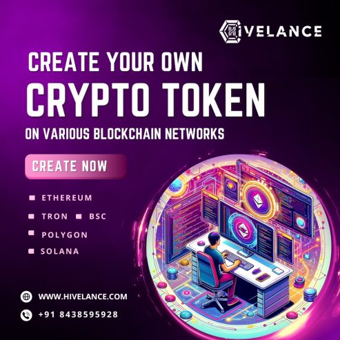 Hivelance’s Premium Crypto Token Development Services