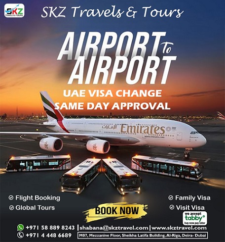 UAE Visa Change A2A (Airport to Airport) – Fast, Same-Day Approval & Unbeatable Service!