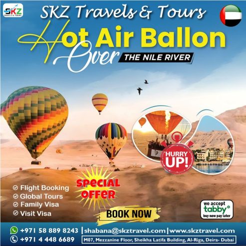 Hot Air Balloon in Dubai