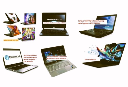 Like new Laptops with 3 free games on purchase