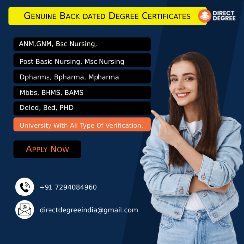 Genuine Backdated Certificates for Medical Courses