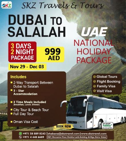 Get on a Scenic Bus Tour to Salalah – Explore Oman’s Hidden Gems!