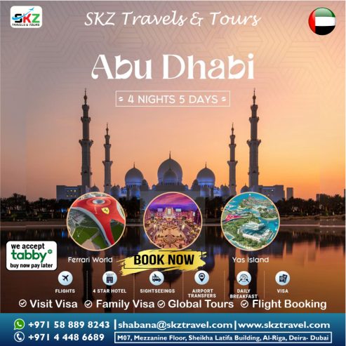 Discover the Wonders of Abu Dhabi with SKZ Travel & Tour!