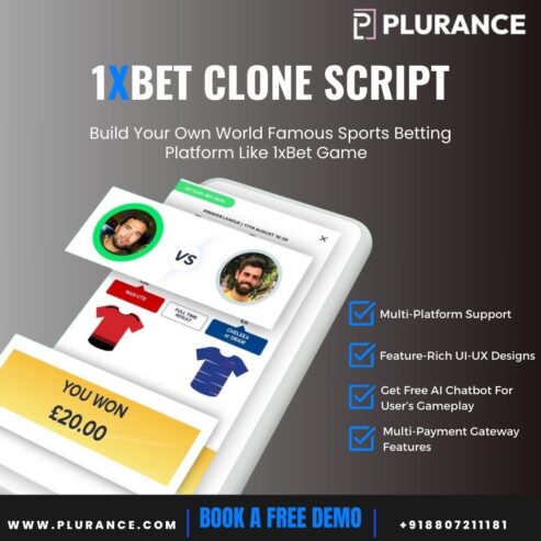 Launch Your Own High-ROI Sports Betting Platform with 1xBet Clone Script!