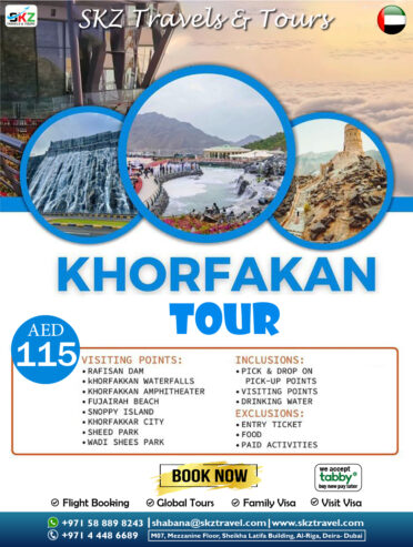 🌊 Explore the Beauty of Khorfakan – A Must-Visit UAE Getaway! 🌄