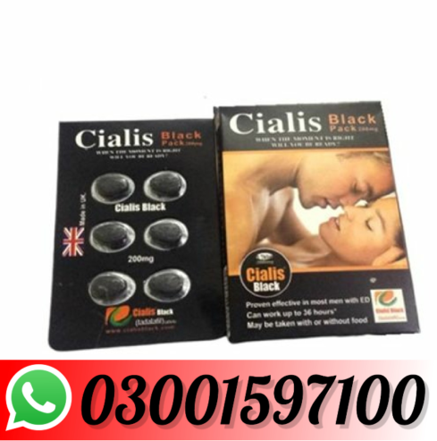 Cialis Black 200Mg Tablets Price In Pakistan-03001597100