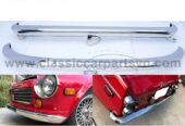 Datsun Roadster Fairlady bumpers (1962-1970) no over riders