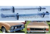 Ford Lotus Cortina MK2 bumpers (1966-1970) with 4xover riders