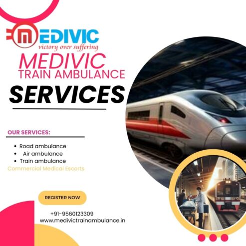 Medivic Train Ambulance in Chennai is Available with Latest Medical Facilities