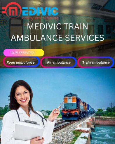 Medivic Train Ambulance in Indore Offers the Transfer with Maximum Safety