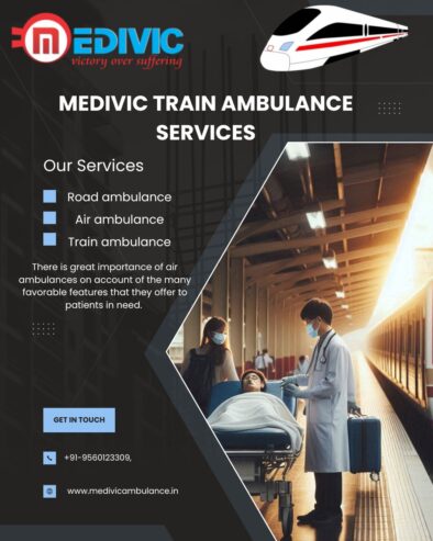 Use Medivic Train Ambulance for Comfortable Patient Transfer in Bhopal