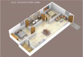 1120 Sq.Ft Flat with 2BHK For Sale Banjara Layout Bangalore