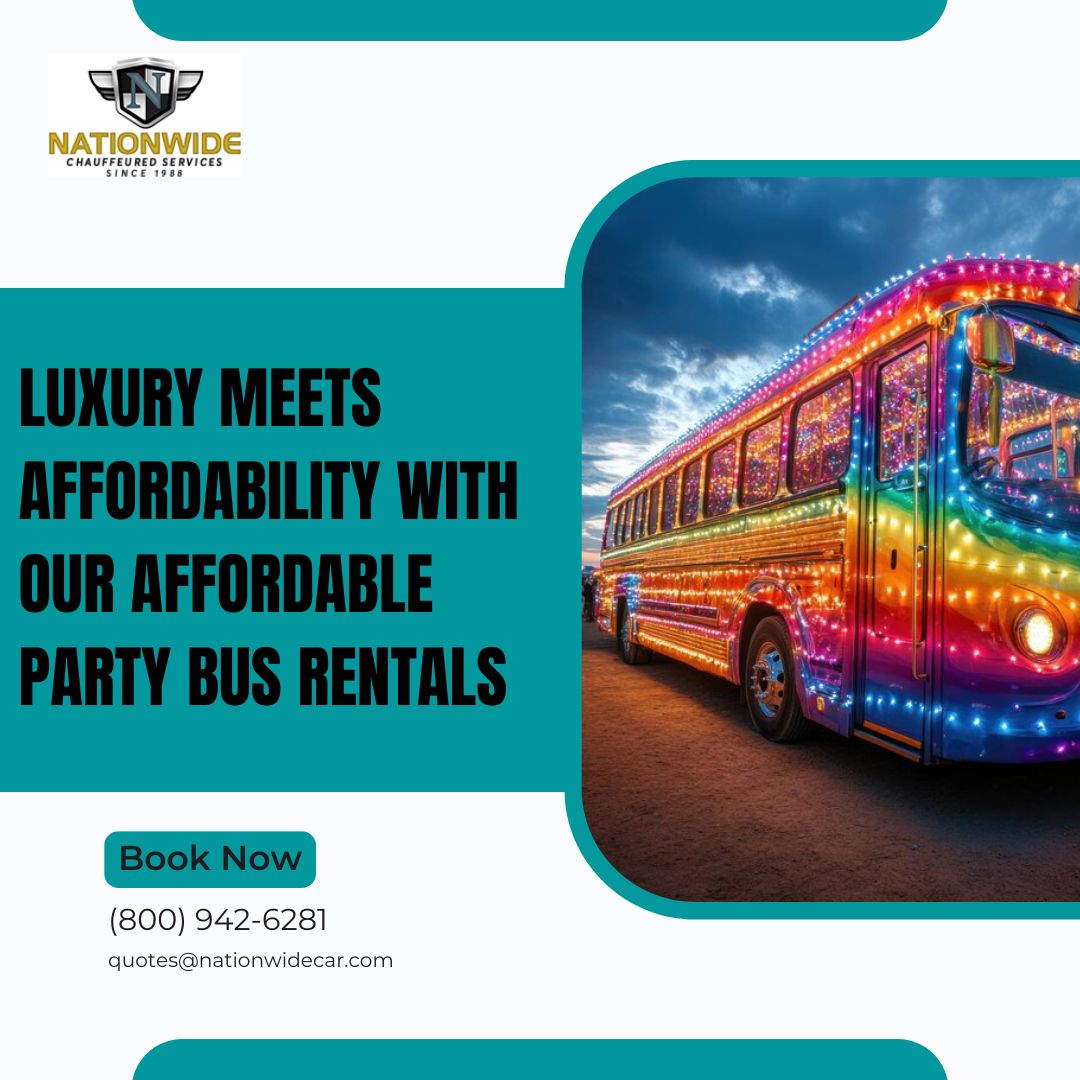 Affordable Party Bus Rental