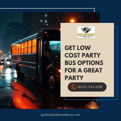 Cheap Party Buses – Luxury & Fun at an Affordable Price!