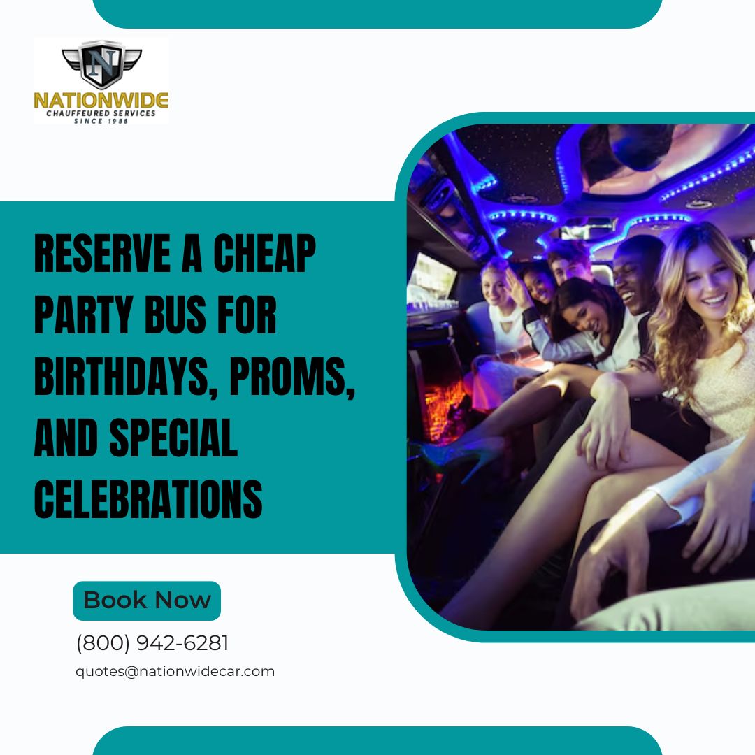 Cheap Party Buses for Rent