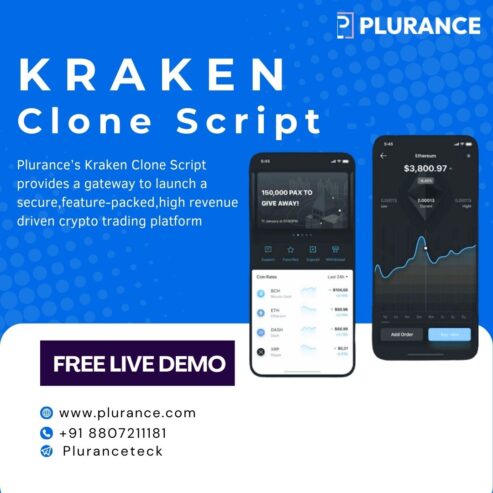 Launch Your High-Performance Crypto Exchange With Kraken Clone Script