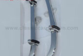 Saab 96 (1965-1975) longnose bumpers by stainless steel new
