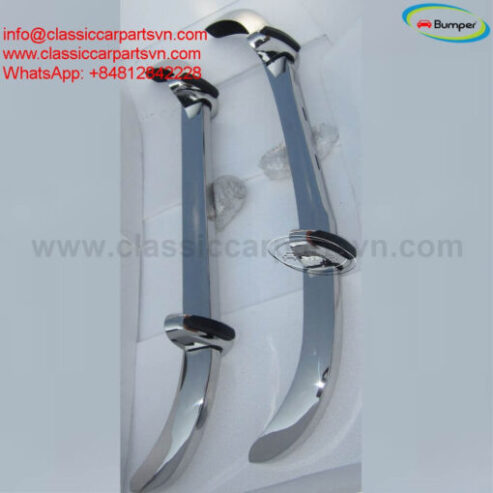 Saab 96 (1965-1975) longnose bumpers by stainless steel new