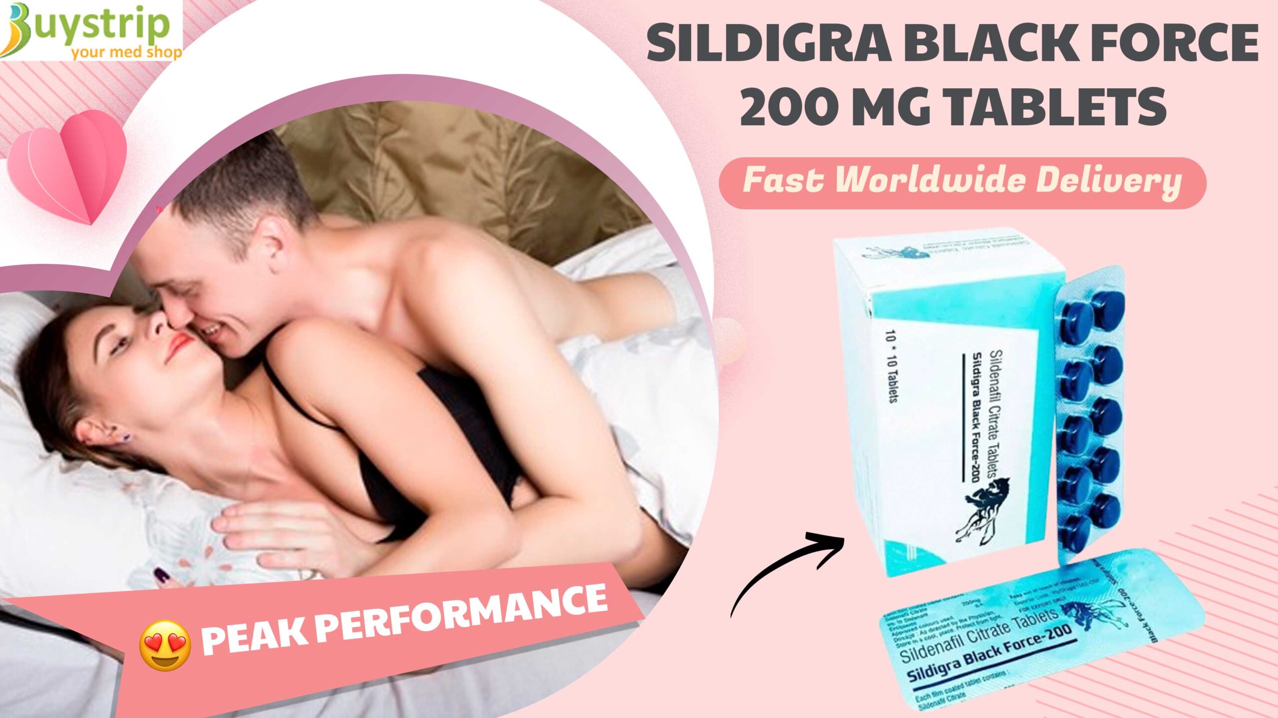Buy Sildigra Black Force 200mg Tablets – Top Seller Online