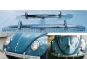 VW Beetle Split year (1950 – 1953) bumpers by stainless steel new