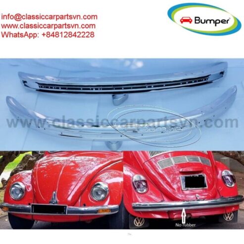 VW Beetle bumpers 1975 and onwards by stainless steel new